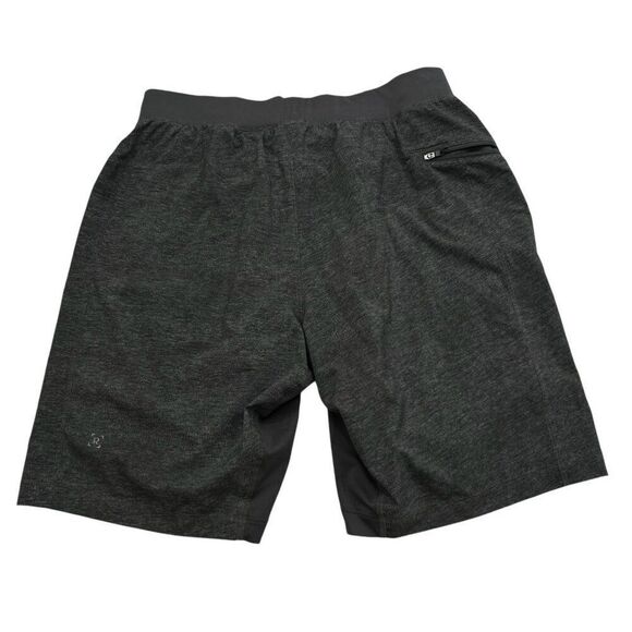 Lululemon Men's T.H.E Short Luxtreme Liner 9" Short Heathered Black Size Medium - Picture 2 of 7